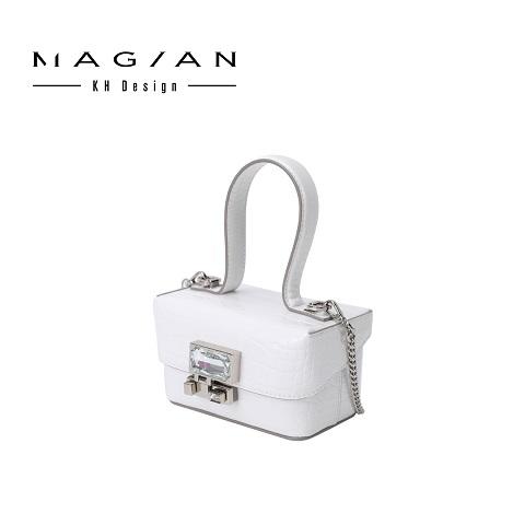 【直发】KH Design MAGIAN明治包包ins小众高级感鳄鱼纹斜挎包嘀嗒包中号 商品图4