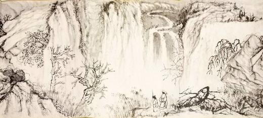 中国历代百部绘画:《江山胜揽图》，石涛绘，布面盒装，册页装，约16开，江西美术出版社2012年版，北京雅昌精印，定价980，售价166元。 商品图11