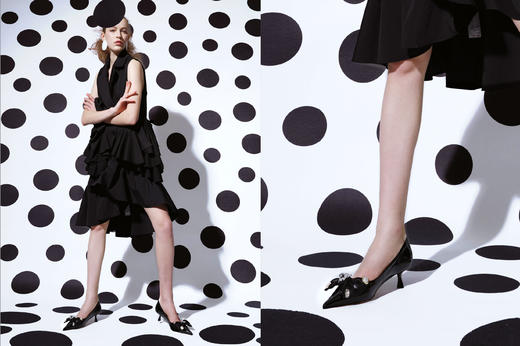 IUIU SECOND   2022春季新款甜美少女风蝴蝶结高跟鞋2022春季新款时装鞋商场同款U22AE17801 商品图6