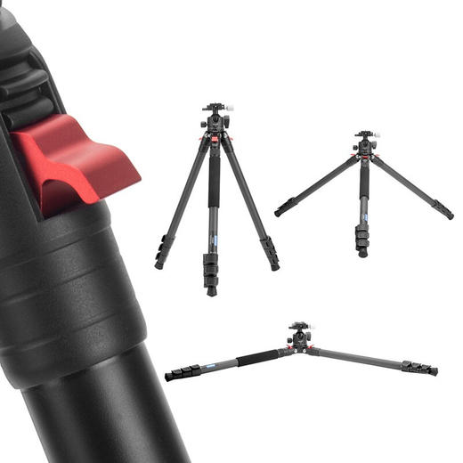 狼族热卖丨碳纤维CT2540无中轴和CT2542带中轴支架三脚架 商品图6