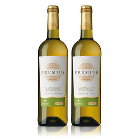 【双瓶优惠】普莱密斯庄园白葡萄酒 Premius Bordeaux Blanc 2020 2*750ml