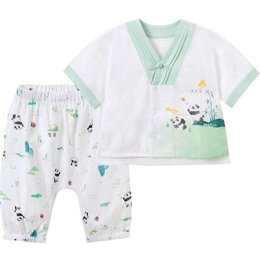 英氏儿童家居服套装男童短袖睡衣上衣裤子舒适凉快YZJCJ12019A 商品图4