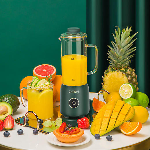 臻米迷你破壁机P2，迷你豆浆机家用全自动多功能免煮破壁机免过滤小型单人1-3人 商品图3