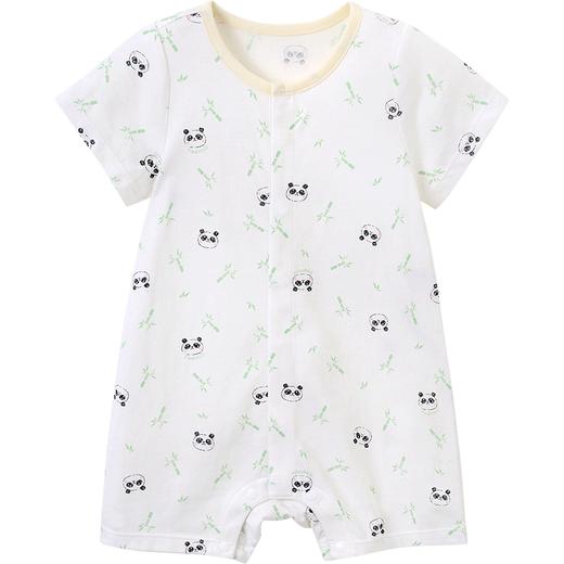 英氏婴儿哈衣熊猫满印短襟蛤开衫短袖圆领连体服夏季YLABJ22007A YLABJ22008A 商品图4