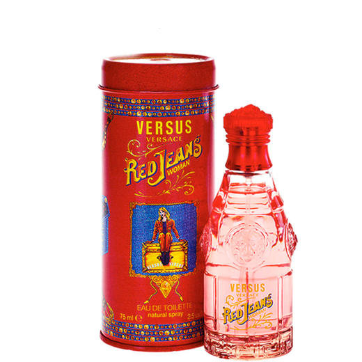 1LPY Versace Red Jeans范思哲蓝色红色牛仔可乐女士淡香水75ml包邮 商品图1