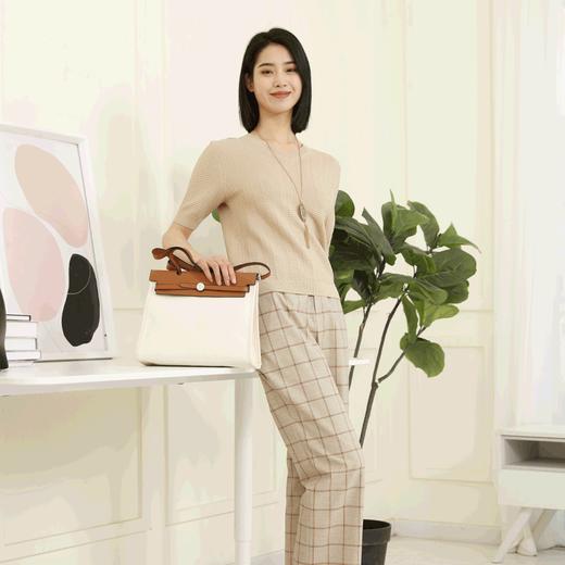 宗洋zongyang女装2022春季新品套头短袖女V领打底百搭针织衫BCL4TB7844-31 商品图2