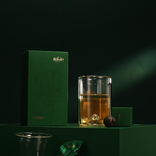 2022第七大茶山 (景迈龙珠）生茶礼盒装（带杯）112g 商品图2