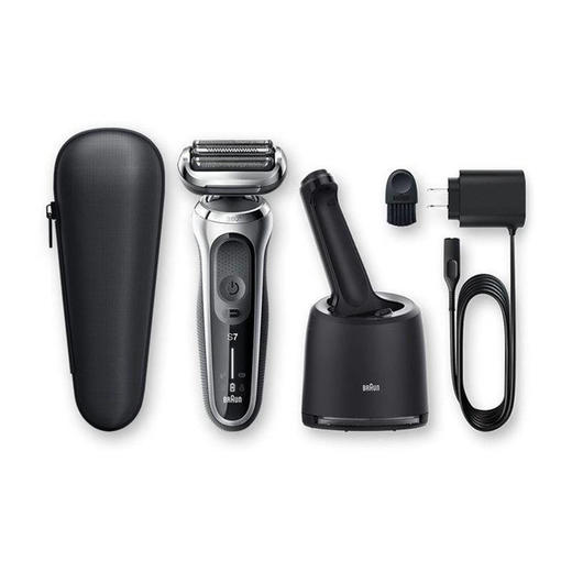 博朗电动剃须刀5系7系9系全身水洗刮胡刀智能清洁桶 不需变压器70-S7001CC 商品图1