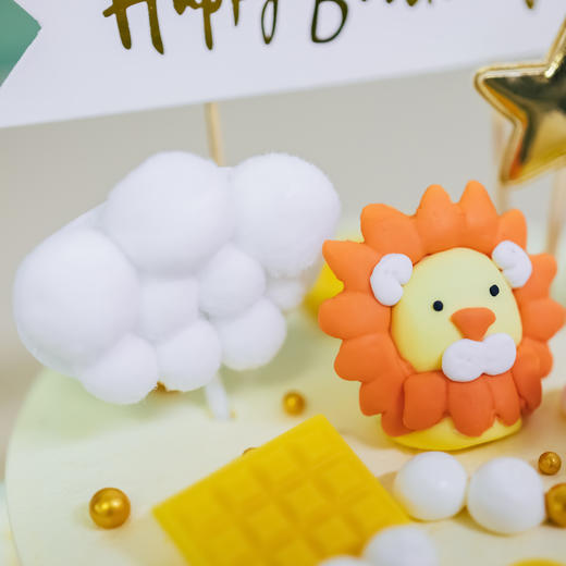 萌萌哒小狮子蛋糕·萌趣儿童生日蛋糕让鲜甜的水果和软弹的布丁在舌尖炫彩 如同春日的暖阳给生活一抹又一抹的惊艳（重庆） 商品图2