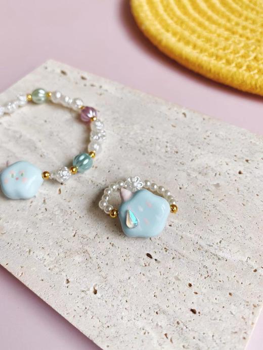 云朵粘土戒指 商品图0