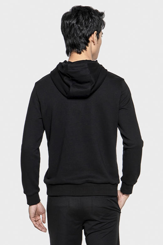 callisto黑色混纺休闲卫衣  SPFLE006BK 商品图2