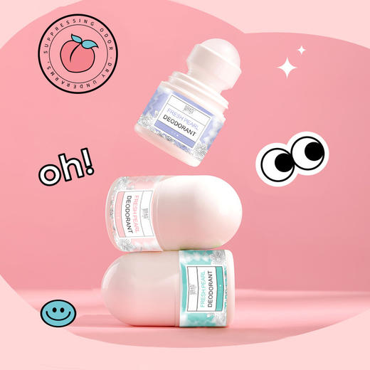 【拍1发3❗️远离异味尴尬】清新走珠香体止汗露20ml，轻轻一抹、持久清爽不黏腻、止汗留香、除臭去异味、男女可用❗️让你走路带香，比香水还好用❗️去狐臭去腋臭持久留香父亲节礼物新年礼盒年货礼盒 商品图0