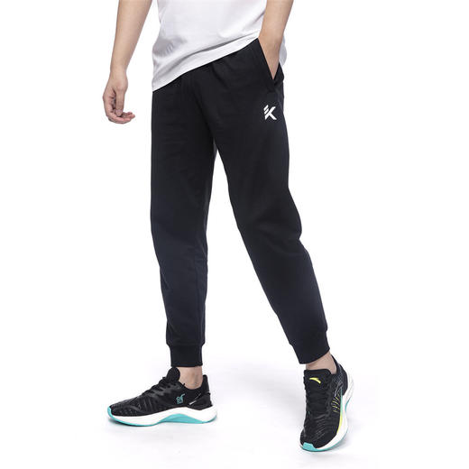 安踏运动裤男2022夏季新款收口束脚休闲裤子针织九分裤152221327-2 商品图3