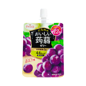 【6件装】TARAMI 多良见 蒟蒻果汁果冻 葡萄味 150g