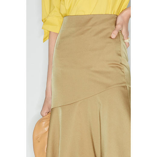 【商场同款】麦檬夏拼接不规则鱼尾下摆半身裙5C4240531 商品图3