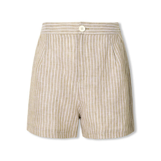 【商场同款】麦檬夏复古雅致条纹休闲短裤5C4251271 商品图4