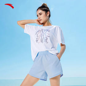 安踏冰肤科技丨透气短袖t恤女2022夏季冰感运动运动上衣162227122-1/2/3