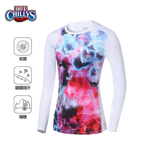 HOTCHILLYS红辣椒 女士桃皮速干运动打底排汗圆领内衣 HCA3050P 商品图8