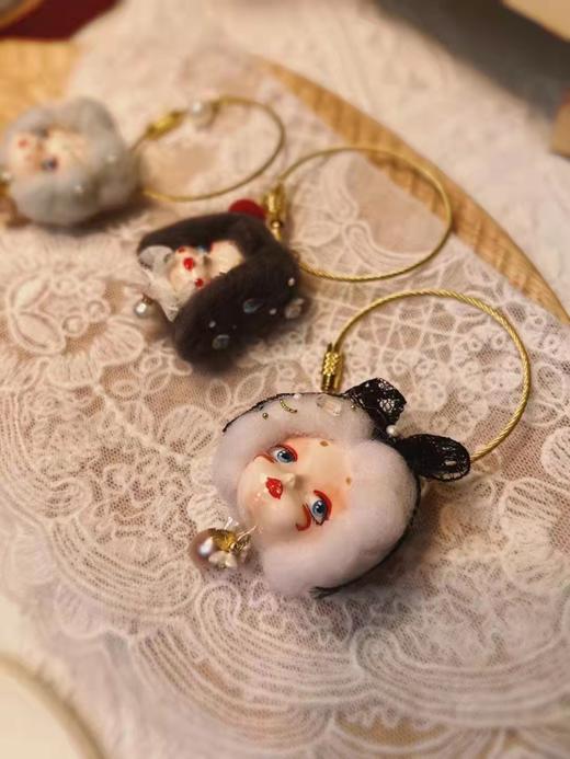复古羊毛毡娃娃挂饰 商品图0