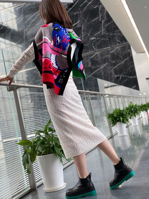 Westory2020冬季新款 撞色烟管 马丁靴W20DS80471 商品图0