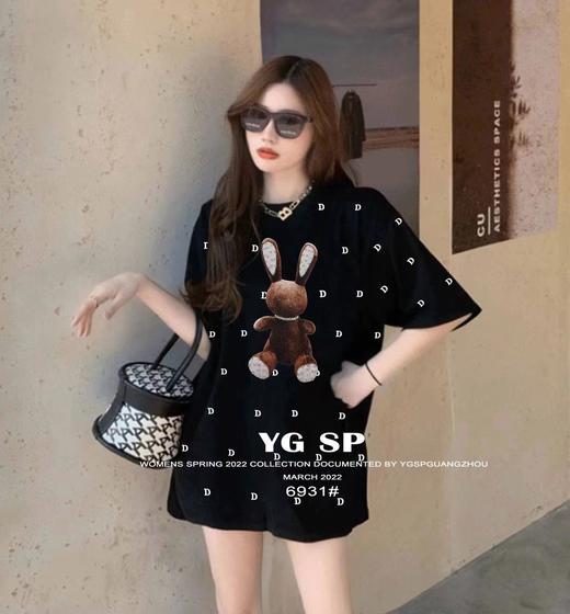 女满身印字母短T6931 商品图2