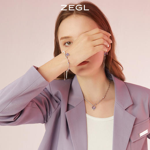 ZEGL设计师银河甜心系列爱心手链女ins小众设计人造珍珠甜酷手饰 商品图2