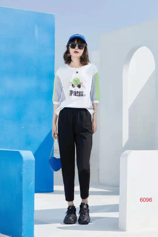 女圆领短T6096 商品图2