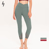 slenddy Jubilant裸感提臀紧身运动裤瑜伽高腰弹力九分裤女S6105 商品缩略图0