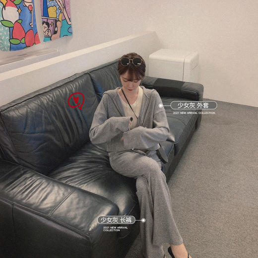 【金蘑菇菇 奶油芝士】cozy day 薄软垂感不拘束慵懒减龄洋气裙裤~ 商品图1