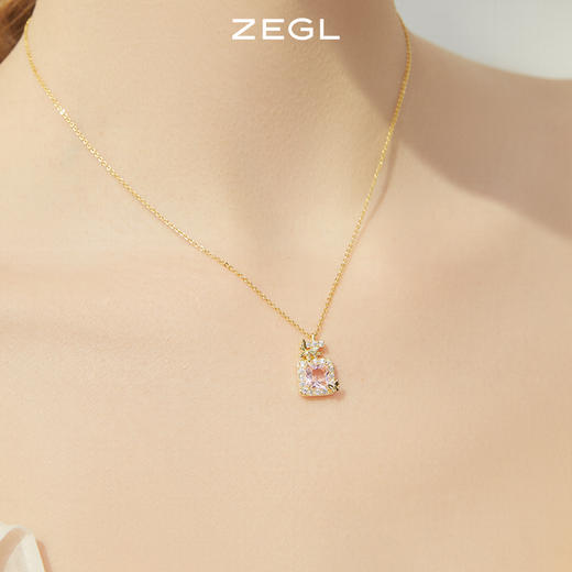 ZEGL设计师香水物语系列925纯银小瓶子项链女轻奢小众锁骨链配饰 商品图3