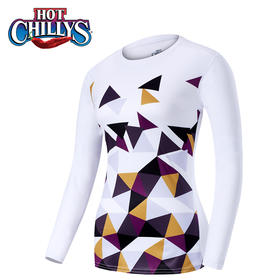 HOTCHILLYS红辣椒 女士桃皮速干运动打底排汗圆领内衣 HCA3050P