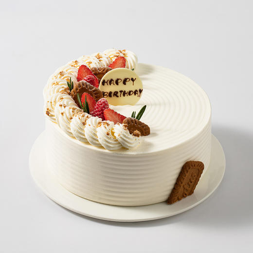 【转运圈圈】-细腻奶油撒上焦糖饼干，好运一圈一圈向你转来（赣州幸福西饼蛋糕） 商品图0