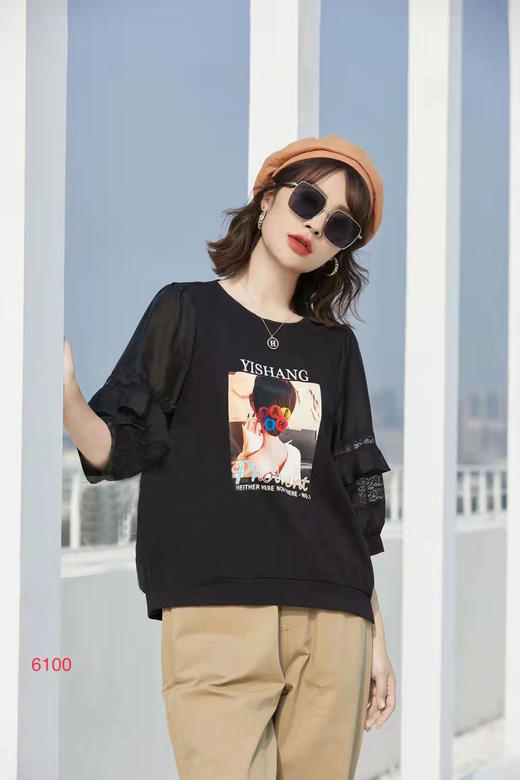 女圆领短T6100 商品图1
