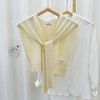 【限时折扣】韩版针织6%羊毛小披肩100cm（coco茶色/海岛灰/姜黄色/米黄色/柔雾粉/驼色/黑色/松石蓝）（非质量问题不退不换） 商品缩略图7