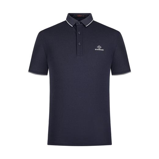 【特价索罗纳】柒牌短袖polo衫男夏季薄款弹力翻领男士休闲保罗衫	122T70610 商品图4