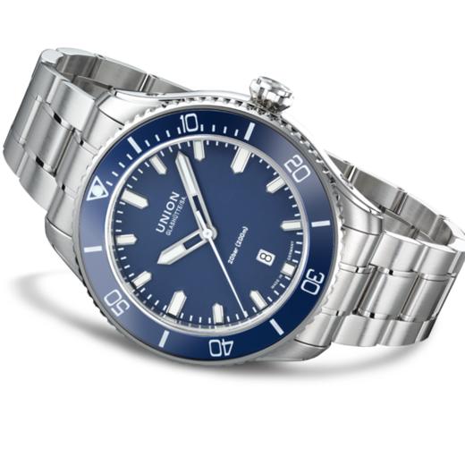 宇联（UNION GLASHÜTTE）德国手表 贝利士系列 一表两带男士运动机械腕表 D009.907.11.047.00 商品图2