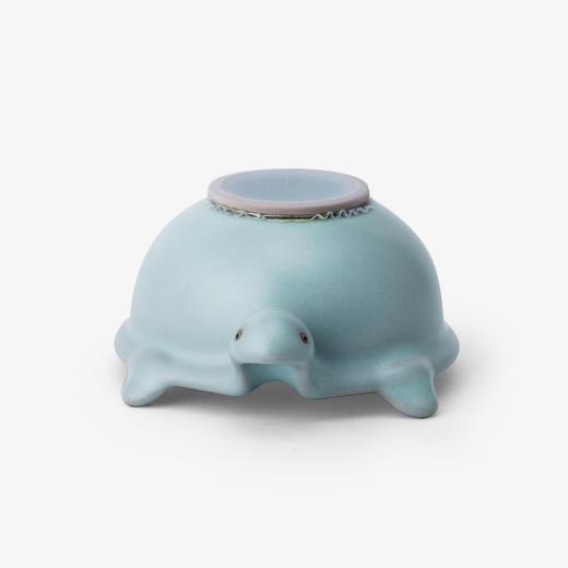 东道汝窑｜福寿茶漏（天青·2022壬寅年） 商品图2