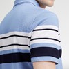 【特价丝光】柒牌男士polo短袖时尚条纹撞色翻领薄款夏季半开襟套头衫	122T70910 商品缩略图3