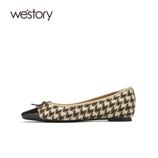 westory乐福鞋女2021新款春季英伦风真皮一脚蹬豆豆鞋W21AE52222 商品图0