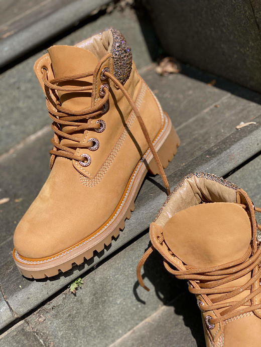 Westory2020冬季新款镶钻厚底马丁靴W20DS80571 商品图0