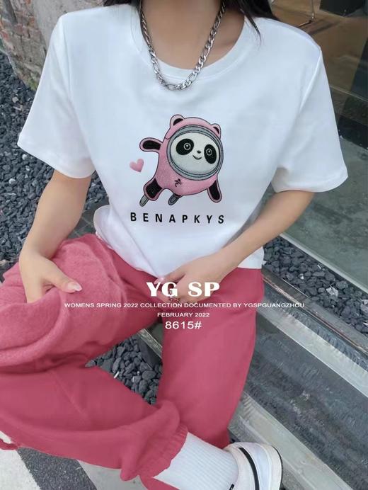 女冰墩墩短T8615 商品图0