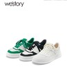 westory透气休闲运动鞋22年春季新款厚底真皮时尚女鞋德训鞋S22AM54621 商品缩略图0