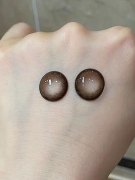 DorisCon 冰点朗姆 半年抛 2片 14.5mm 着色14.3mm  基弧8.6 含水38% 韩国进口