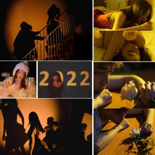 狼族优选丨多光源变焦人像摄影手电筒 金黄橙光/冷白暖黄 夕阳拍照补光手电筒 商品图1