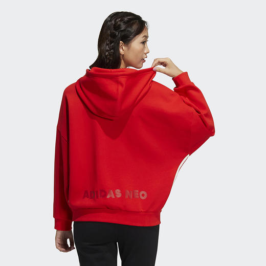 Adidas阿迪达斯Neo卫衣女装2022春季芝麻街联名连帽套头衫HD7278 商品图0