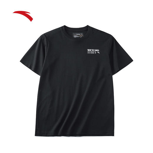 安踏冰肤科技丨运动短袖t恤男2022夏季新款休闲宽松套头上衣152221126-1/2/5 商品图6