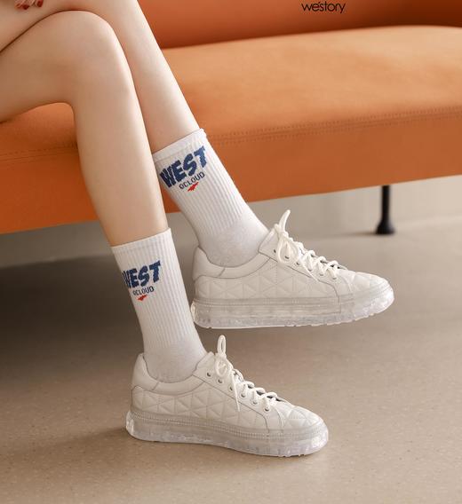 westory女鞋2021秋季新款运动休闲潮酷百搭休闲鞋W21CM71281 商品图0