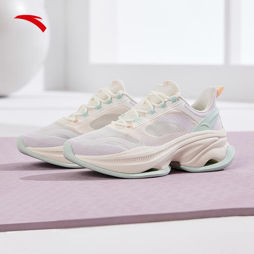 安踏综训鞋女2022夏季新款轻便透气减震耐磨增高运动鞋122227756-2 商品图0