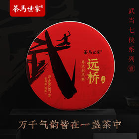 茶马世家10年陈易武刮风寨普洱茶  远桥熟茶357g