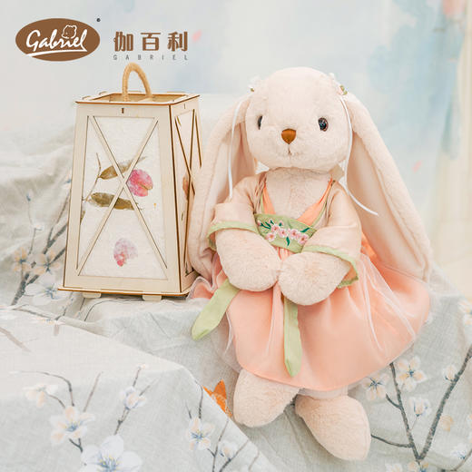 伽百利Gabriel汉服可爱兔子公仔毛绒玩偶睡觉抱枕女生日礼物 商品图2